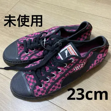 미사용 Puma IBIZA 스니커즈 핑크/블랙 23cm