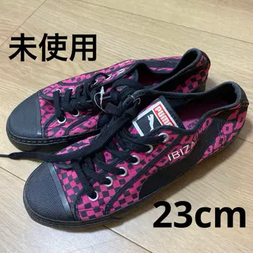 미사용 Puma IBIZA 스니커즈 핑크/블랙 23cm