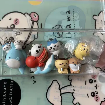 치이카와 수족관 피규어 마스코트 스트랩 세미 컴프 묶음 판매