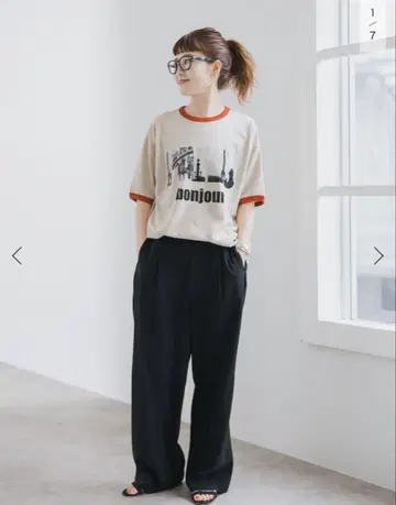 mucci / 무치 링거 Tee 새상품급 베이지 티셔츠
