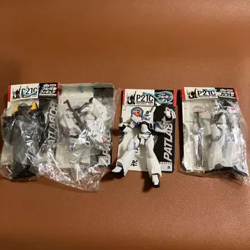 패트레이버 풀 가동 미니 피규어 4체 세트