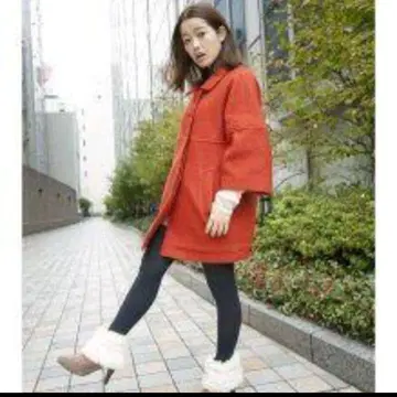 코트 아쿠아걸 숏 기장 7분 기장 코트