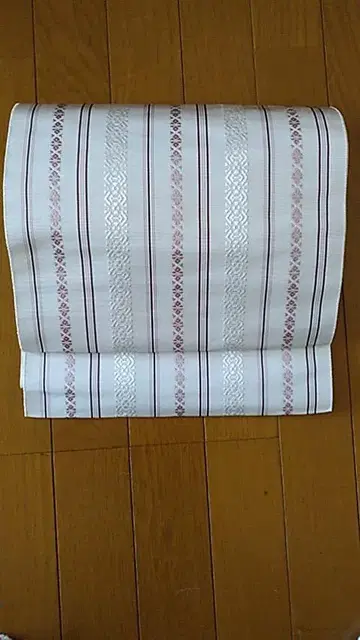 하카타 겐죠 나고야 오비 8촌 오비 순수 실크 미사용