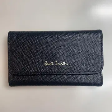 Paul Smith 가죽 키케이스 블랙/블루