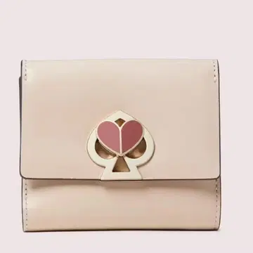 케이트 스페이드 니콜라 트위스트 락 바이폴드 플랩 지갑