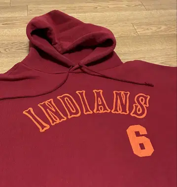 90s USA제 Russell Athletic INDIANS 후드티