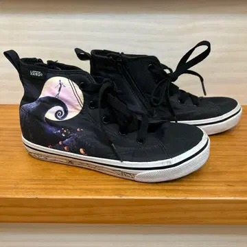 VANS 나이트메어 비포어 크리스마스 하이컷 스니커즈 21cm 레어