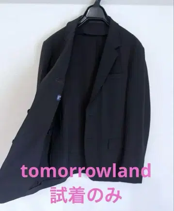 시착만 한 상품 TOMORROWLAND 테일러드 자켓 블랙 44