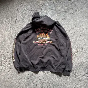 00's Harley-Davidson zip up hoodie