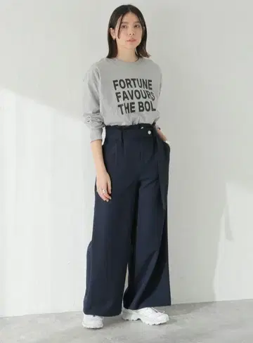 벨티드 와이드 팬츠 저널 스탠다드