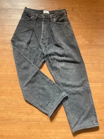 헤릴 HERILL 데님 팬츠 그레이 낙서 0