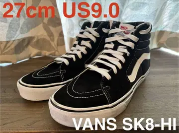 VANS SK8-HI 27cm US9.0 블랙 새상품급