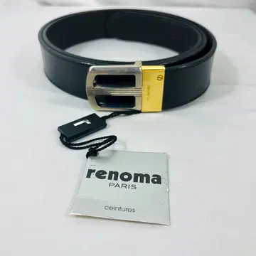 renoma 레노마 블랙 가죽 벨트