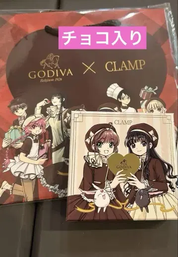 CLAMP 고디바 카드캡터 사쿠라 콜라보 모듬 4알