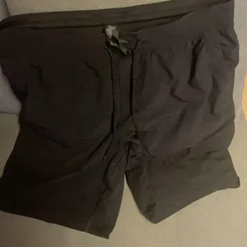 XXL 블랙 숏팬츠 조정 가능 허리