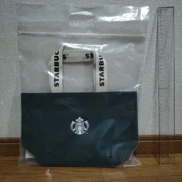 Starbucks 토트백 다크 그린