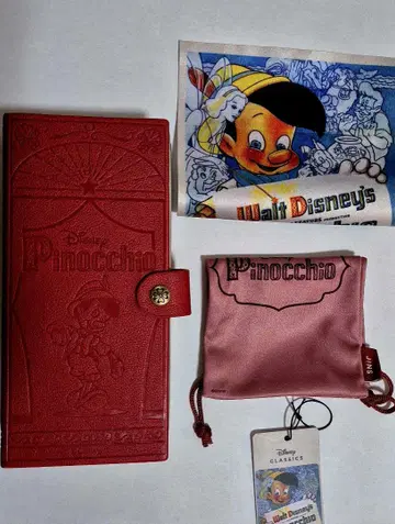 Disney 피노키오 안경 케이스 빨간색 jins