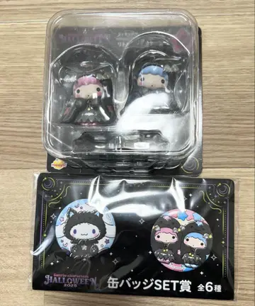 산리오 Happy 복권 키키라라 리틀트윈스타 캔뱃지