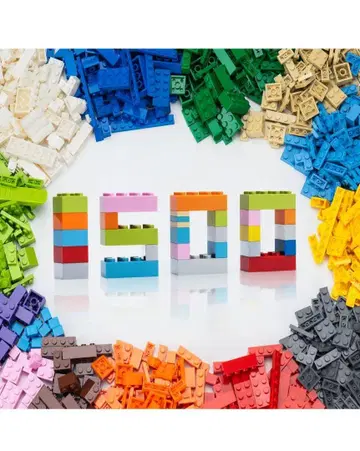 1200 PCS 컬러풀 블록 세트 12색