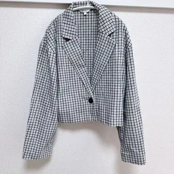 MOUSSY 체크 무늬 자켓
