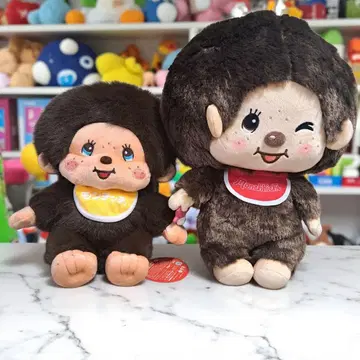 새상품 몽치치 BIG 봉제 인형 레트로 몽치치 2종 세트 원숭이