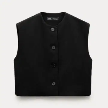 ZARA 버튼 베스트 상의 S