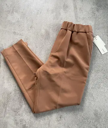 파시오네 하의 테이퍼드 팬츠 36 브라운 오렌지