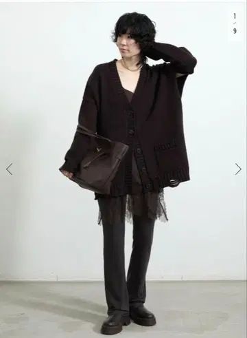 라빠르망 데미지 가디건