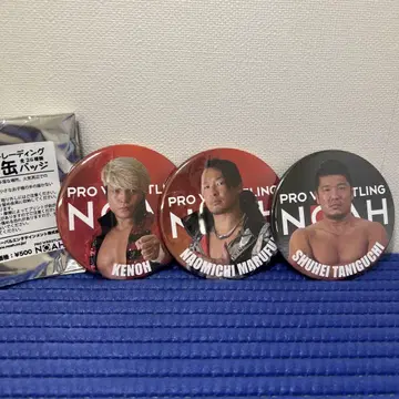 프로레슬링 노아 의아노아 캔뱃지 세트