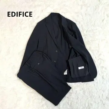 에디피스 셋업 스트레치 워셔블 드로 코드 밴딩 네이비