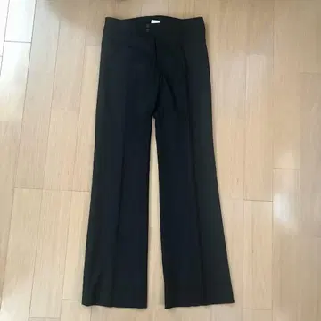 블랙 비즈니스 정장 팬츠