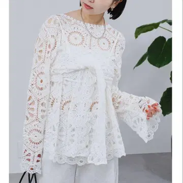 mystic 크로셰 상의 & 뷔스티에 SET