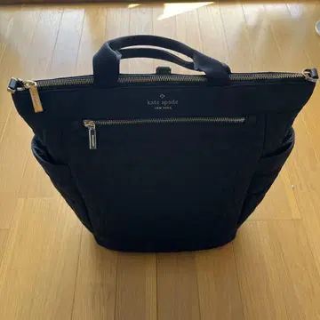 kate spade 퀼팅 백팩 블랙