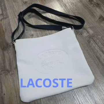 라코스테 LACOSTE 숄더백 화이트 흰색 사코슈