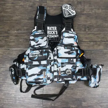 WATER ROCK'S 카모플라쥬 구명 조끼 낚시 의류