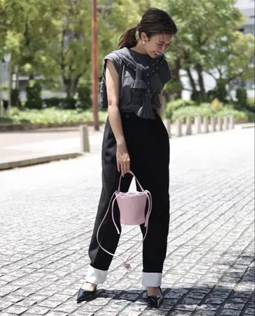 gypsohila 지프소피아 화이트헴 팬츠
