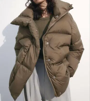 H&M 오버 사이즈 다운 퍼피 자켓 S 사이즈