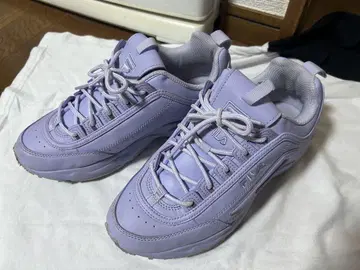 라벤더 보라색 FILA 스니커즈 25.5