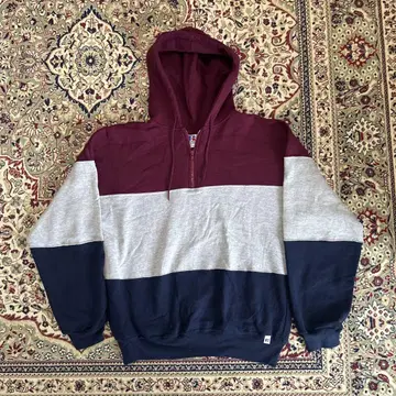 90s 미국제 Russell Athletic 집업 후드티