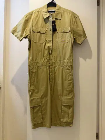 미사용 Dickies 카키 오버롤 작업복
