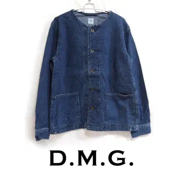 D.M.G. 데님 노카라 자켓
