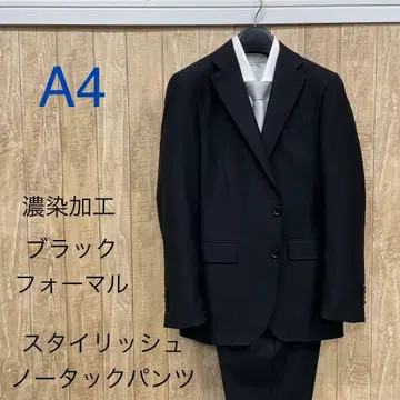 하자품 새상품, 미사용 [A4] 블랙 포멀 예복 남성용