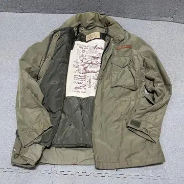 578 AVIREX LTD M-65 타입 수납 후드 60주년 라이너 포함
