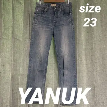 YANUK 야누크 스트레이트 데님 바지 23 SCB 여성용