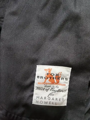 FOX BROOKS x MARGARET HOWELL 네이비 울 팬츠