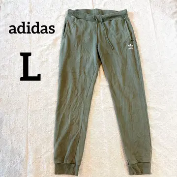 adidas [ L ] 올리브 그린 조거 팬츠 스웨트 팬츠