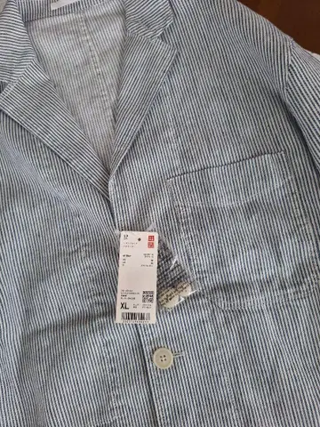 택 포함! UNIQLO 린넨 블렌드 자켓