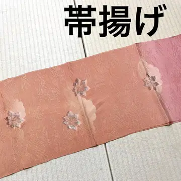 오비 장식 천 박의 잎