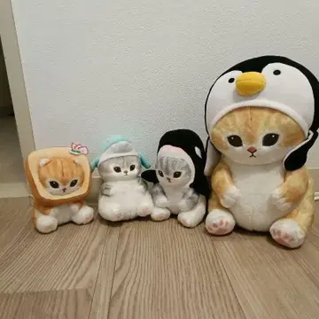 mofusand 봉제 인형 4개 세트 묶음 판매