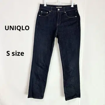 유니클로 UNIQLO 스트레치 슬림 스트레이트 청바지 S 데님